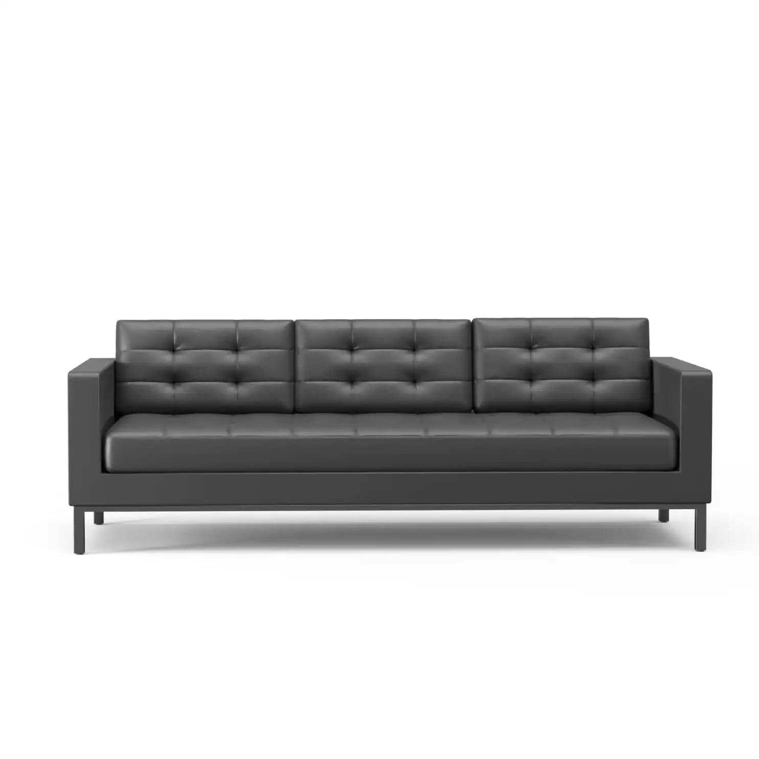 Grands Furniture SF05 Modern Executive Leather Sofa - Luxury Office Reception Seating