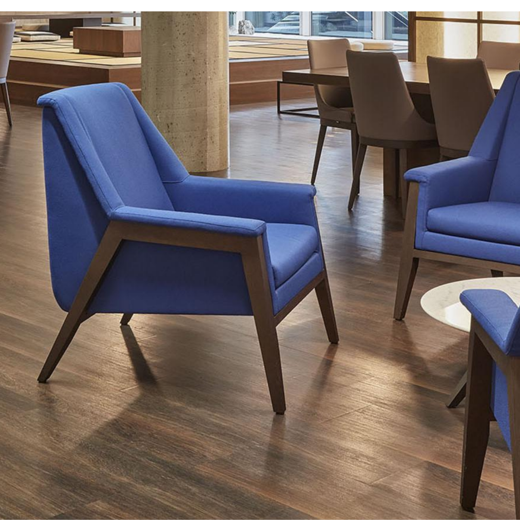 Grands Furniture MG-01 Magi Modern Lobby Leisure Chair - Solid Ash Wood Accent Armchair for Office & Hotel
