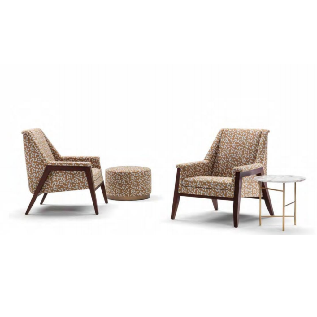 Grands Furniture MG-01 Magi Modern Lobby Leisure Chair - Solid Ash Wood Accent Armchair for Office & Hotel