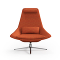 Modern Swivel Ergonomic Lounge Chair with Headrest & Lumbar Support - Grands Furniture L29