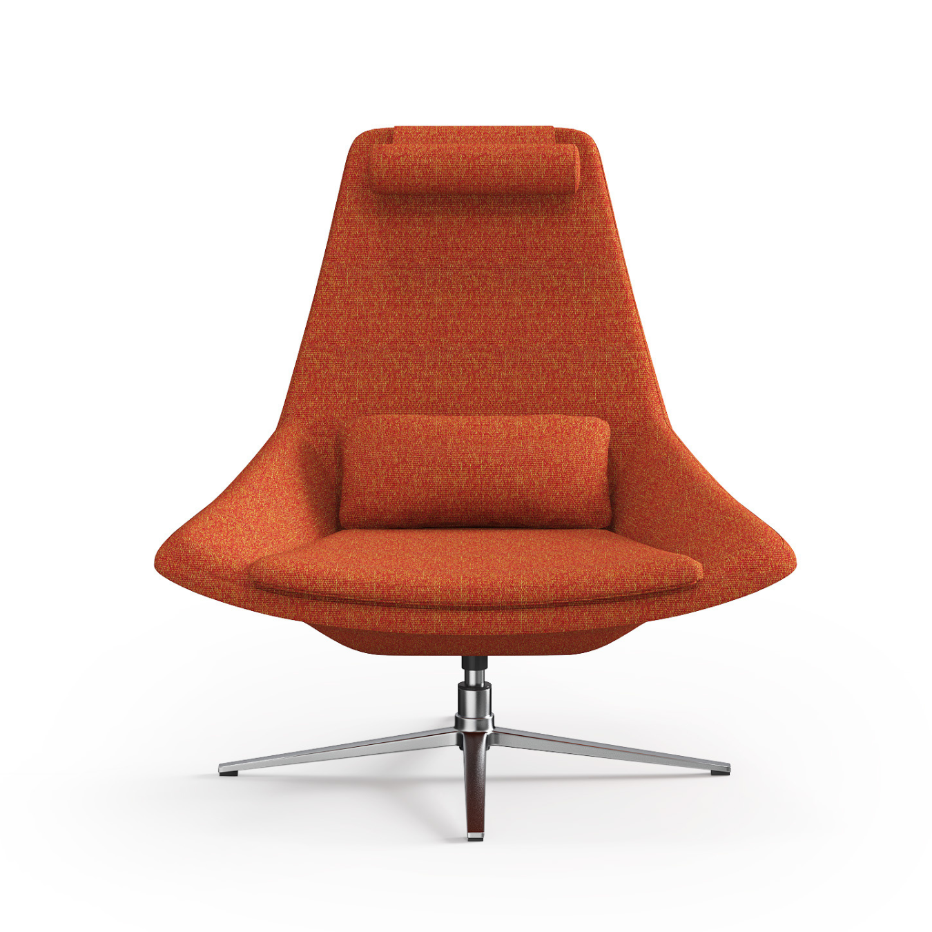 Modern Swivel Ergonomic Lounge Chair with Headrest & Lumbar Support - Grands Furniture L29