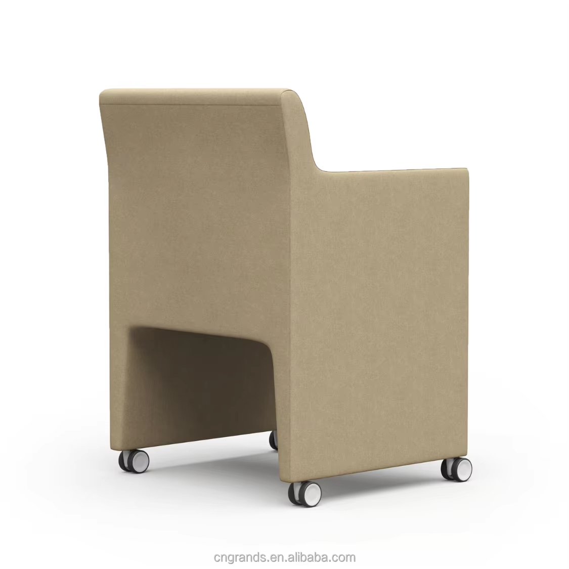 Grands Furniture Atease Contemporary Swivel Fabric Chair - Modern Home & Office Seat