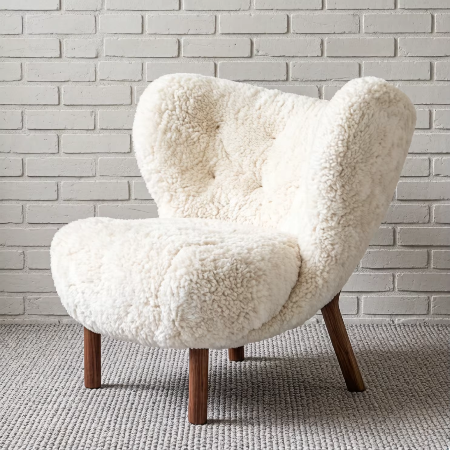 Grands Furniture Classic Chesterfield Convertible Linen Sectional HGL-Sofa Chair