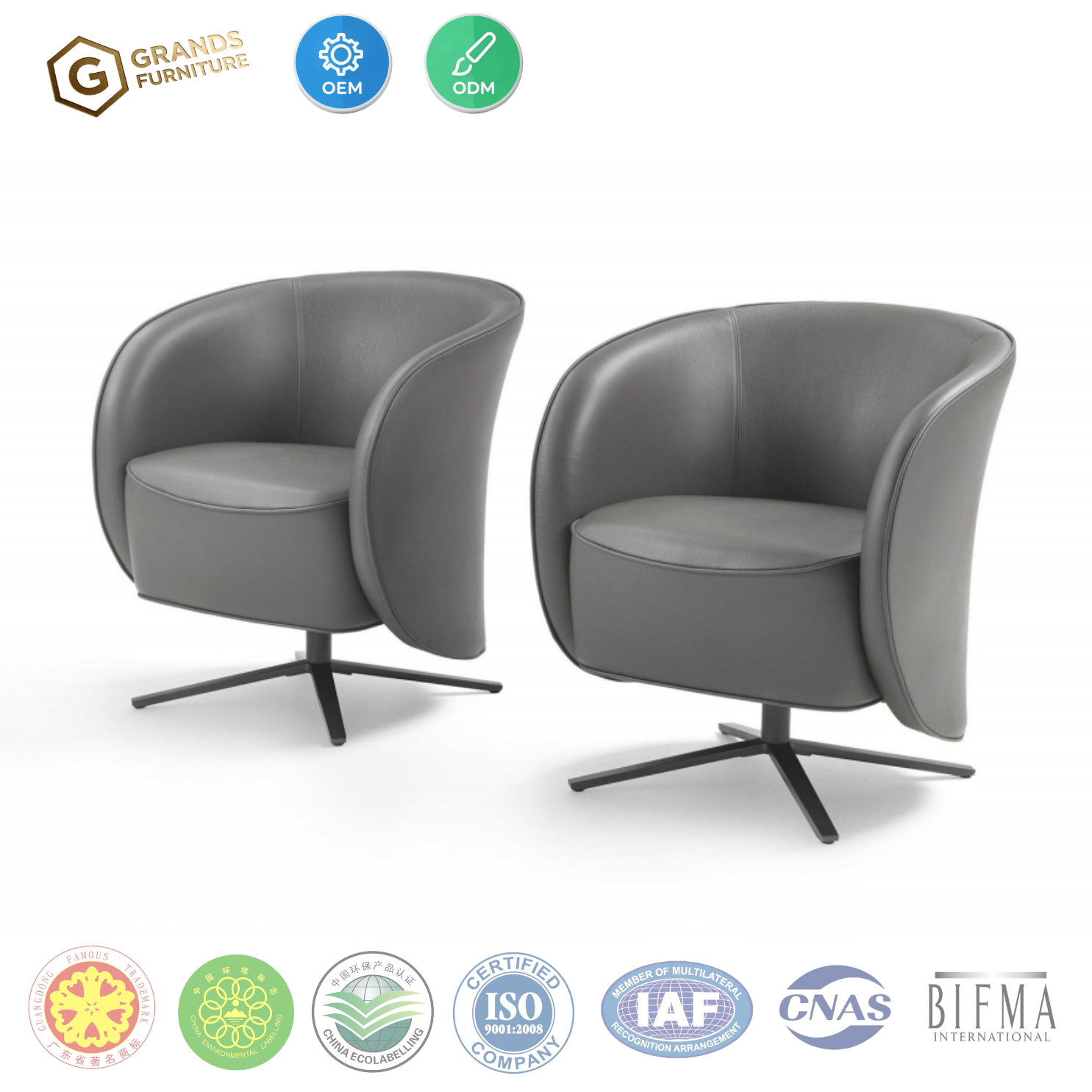 Product Type: Lounge Chair / Accent Armchair
Vendor: Grands Furniture Factory
Collections: single leisure sofa chair
Tags: VK Series, Barrel Chair, Bentwood Chair, Swivel Armchair, Office Lounge, Hotel Furniture