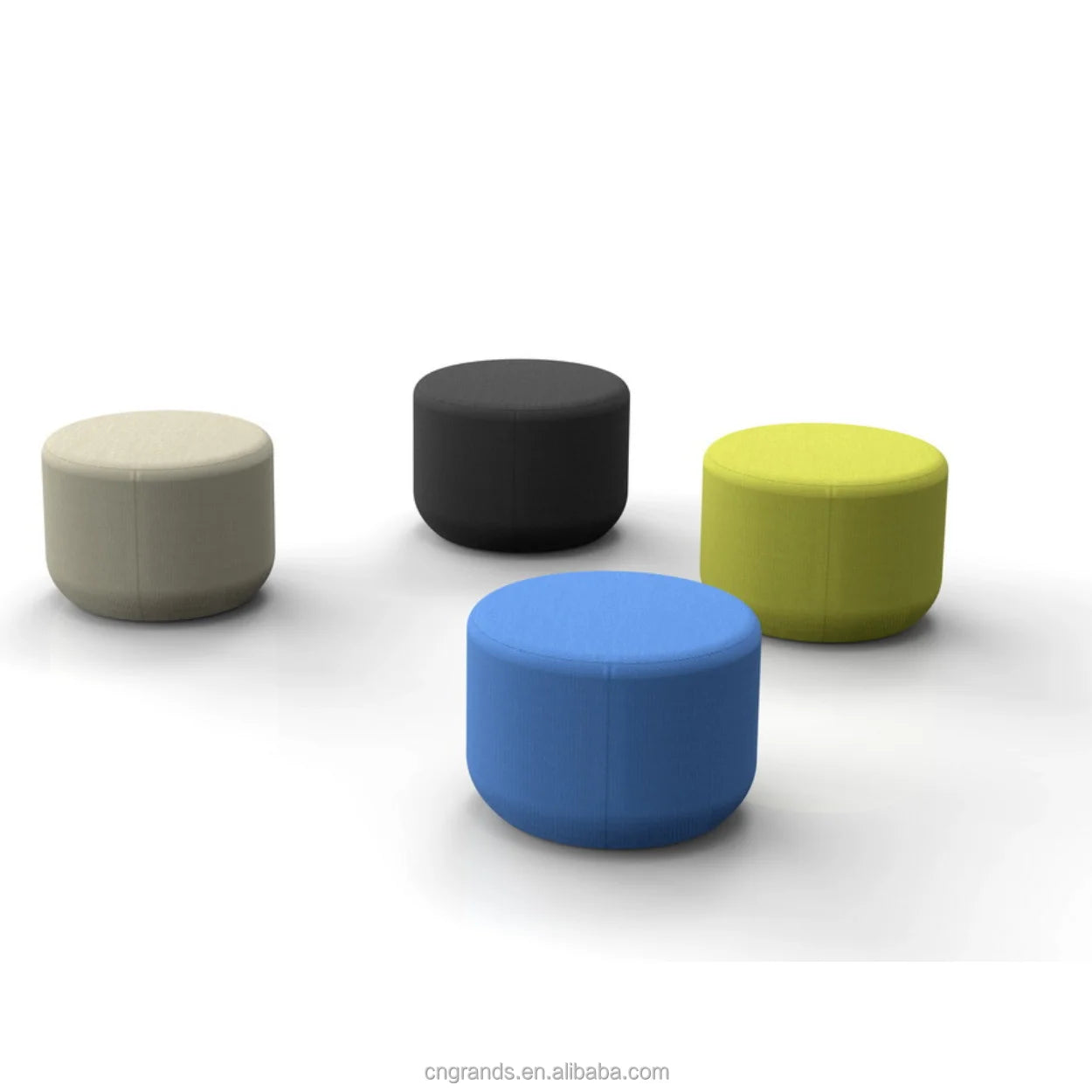Grands Furniture D01 Modular Office Sofa Stool - Soft Seat for Collaborative Spaces