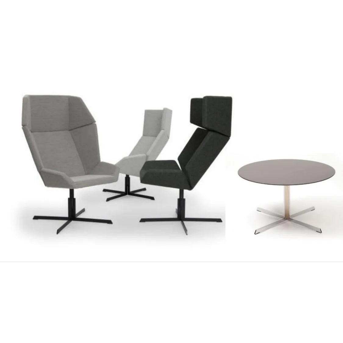 Grands Furniture Gayi Horn Chair - Modern Simple Creative Light Luxury Rotating Armchair