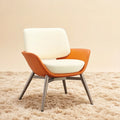 Grands Furniture Luxury Modern Nordic PU Leather Armchair - Waiting Area Lounge Seat
