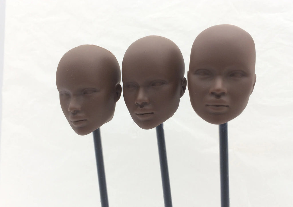 Fashion Royalty Nu.face Nadja Rhymes 1:6 Scale Dark A Skin Tone Integrity Female Doll Heads