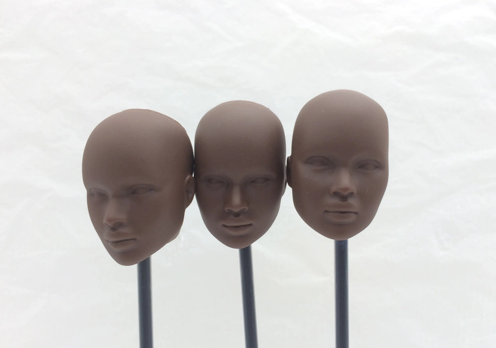 Fashion Royalty Nu.face Nadja Rhymes 1:6 Scale Dark A Skin Tone Integrity Female Doll Heads