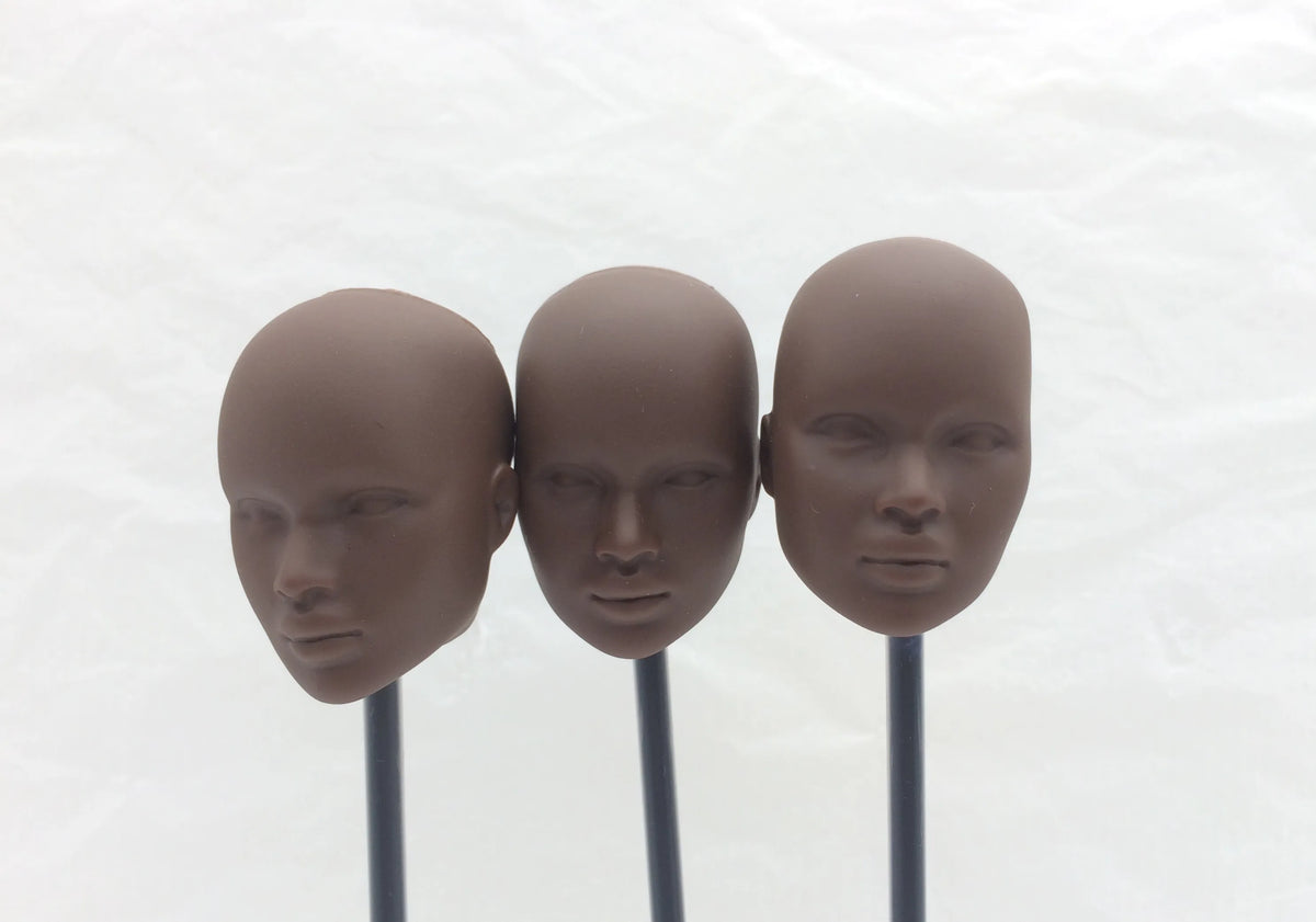 Fashion Royalty Nu.face Nadja Rhymes 1:6 Scale Dark A Skin Tone Integrity Female Doll Heads