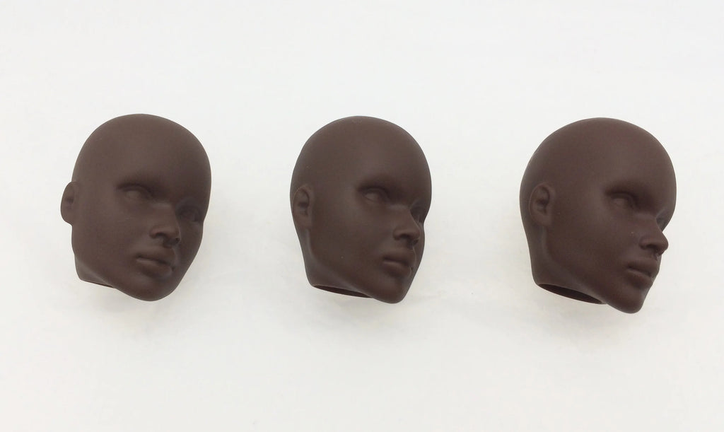Fashion Royalty Nu.face Nadja Rhymes 1:6 Scale Dark A Skin Tone Integrity Female Doll Heads