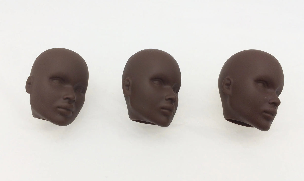 Fashion Royalty Nu.face Nadja Rhymes 1:6 Scale Dark A Skin Tone Integrity Female Doll Heads
