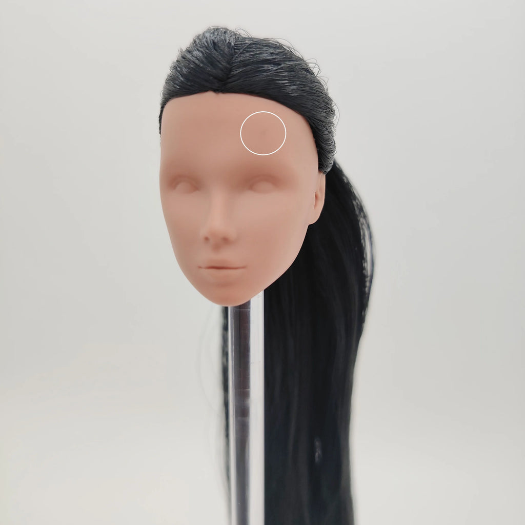 Fashion Royalty Nu.face Eden Lilith Blair Black Hair FR White Skin Integrity Doll Blank Face Head