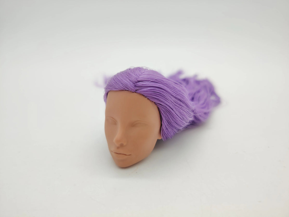 Fashion Royalty Purple Hair Natalia Fatale Integrity Blank Face Female Doll Head
