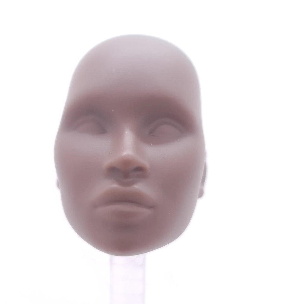 Fashion Royalty Adele Makeda Dark A skin Blank Face Without Hair Integrity 1/6 Doll Head E