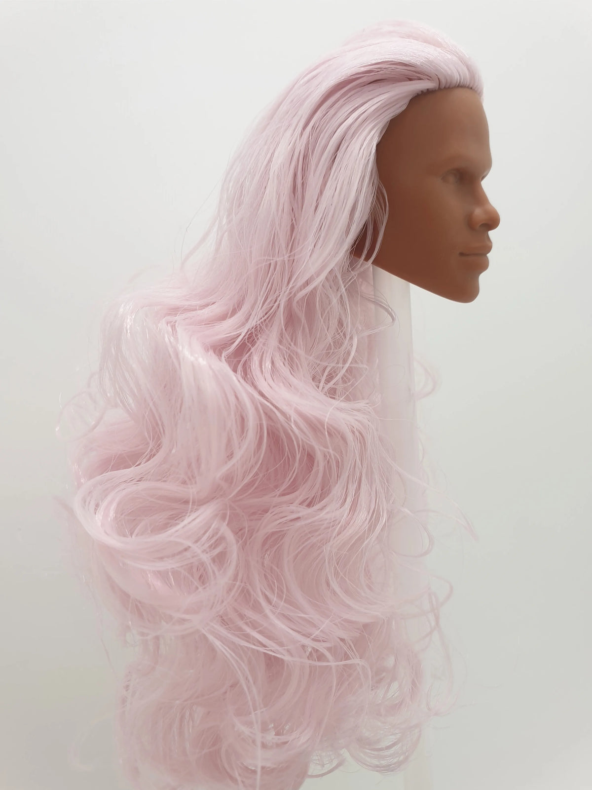 Fashion Royalty Light Honey Skin Pink Hair Tobias Alsford Integrity Homme 1/6 Scale Blank Face Male Doll Head