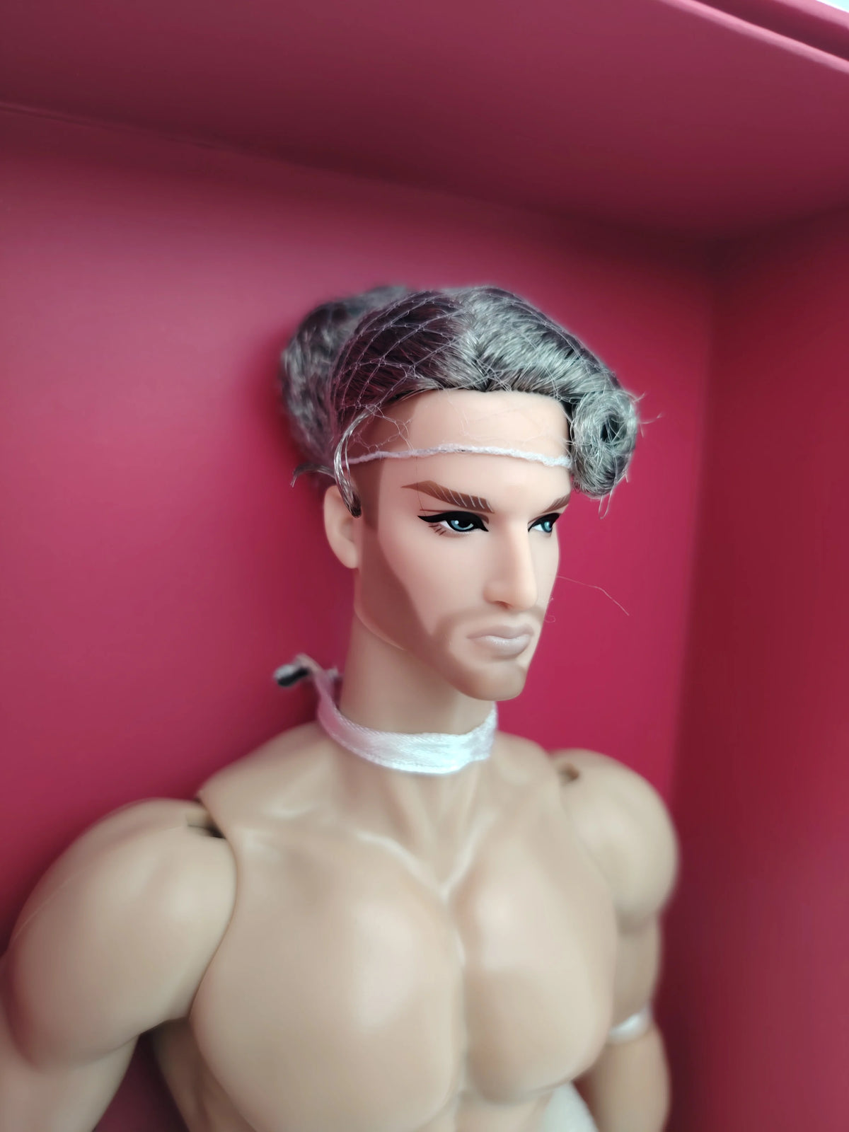 Fashion Muscle Male Body Head Californians Skin 1/6 Scale Mizi Adonis Nude Doll