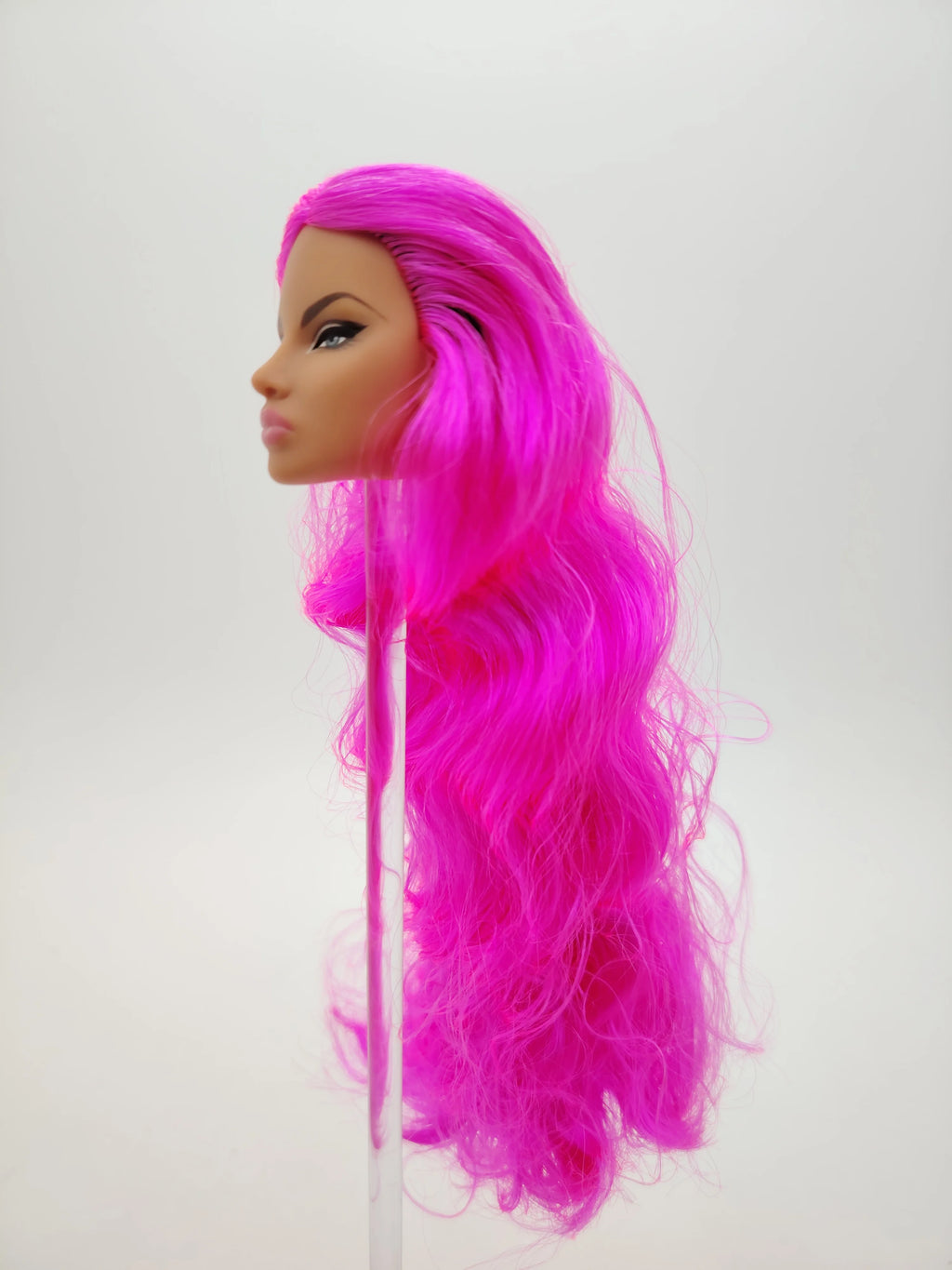 Fashion Royalty Pink Hair Rerooted Hungarian Skin Eugenia Perrin-Frost Doll Head