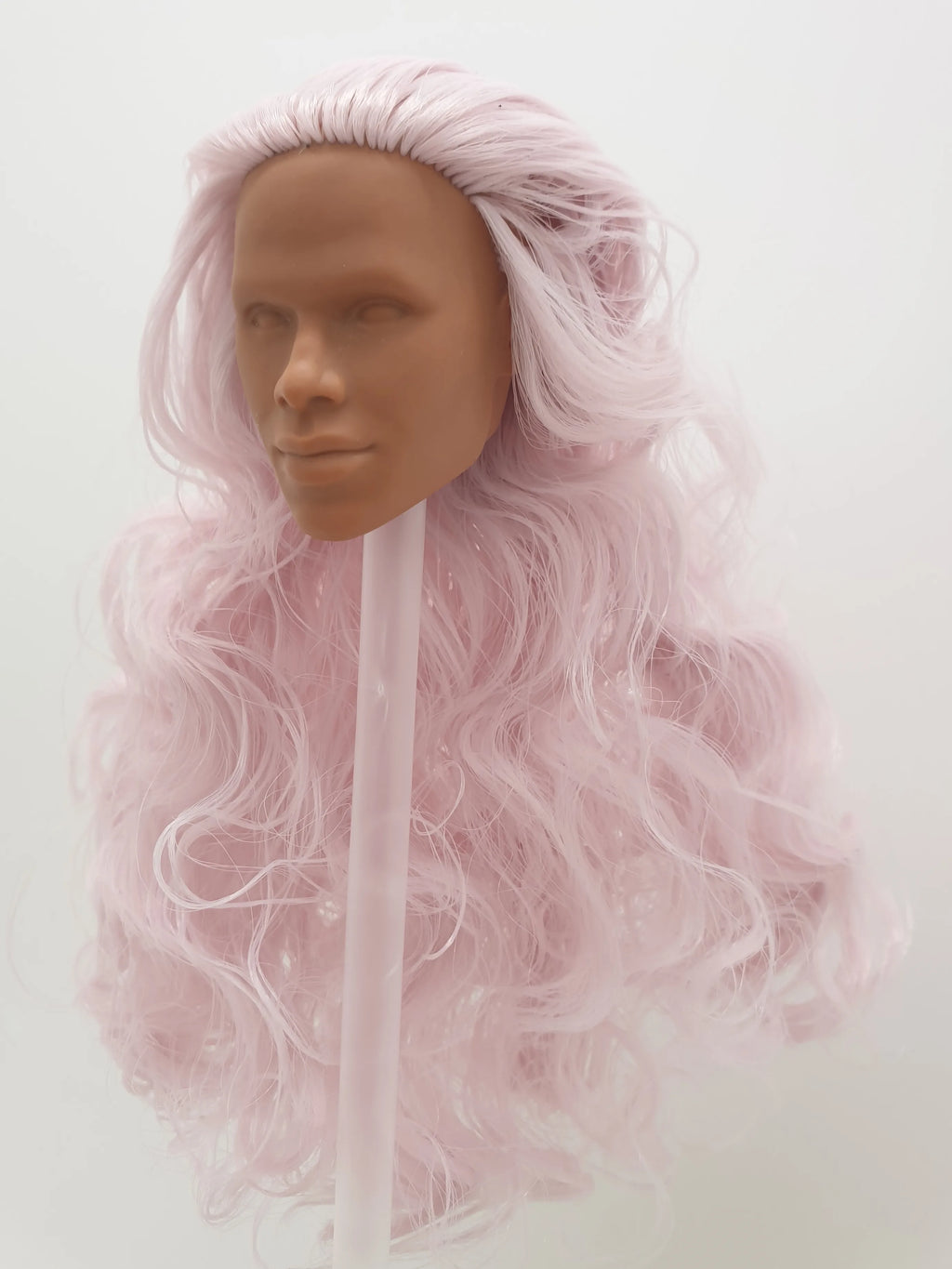 Fashion Royalty Light Honey Skin Pink Hair Tobias Alsford Integrity Homme 1/6 Scale Blank Face Male Doll Head