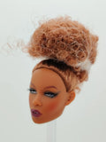 Fashion Royalty FR Black Skin 1/6 Scale Meteor Zuri Okoty Female Doll Head Only