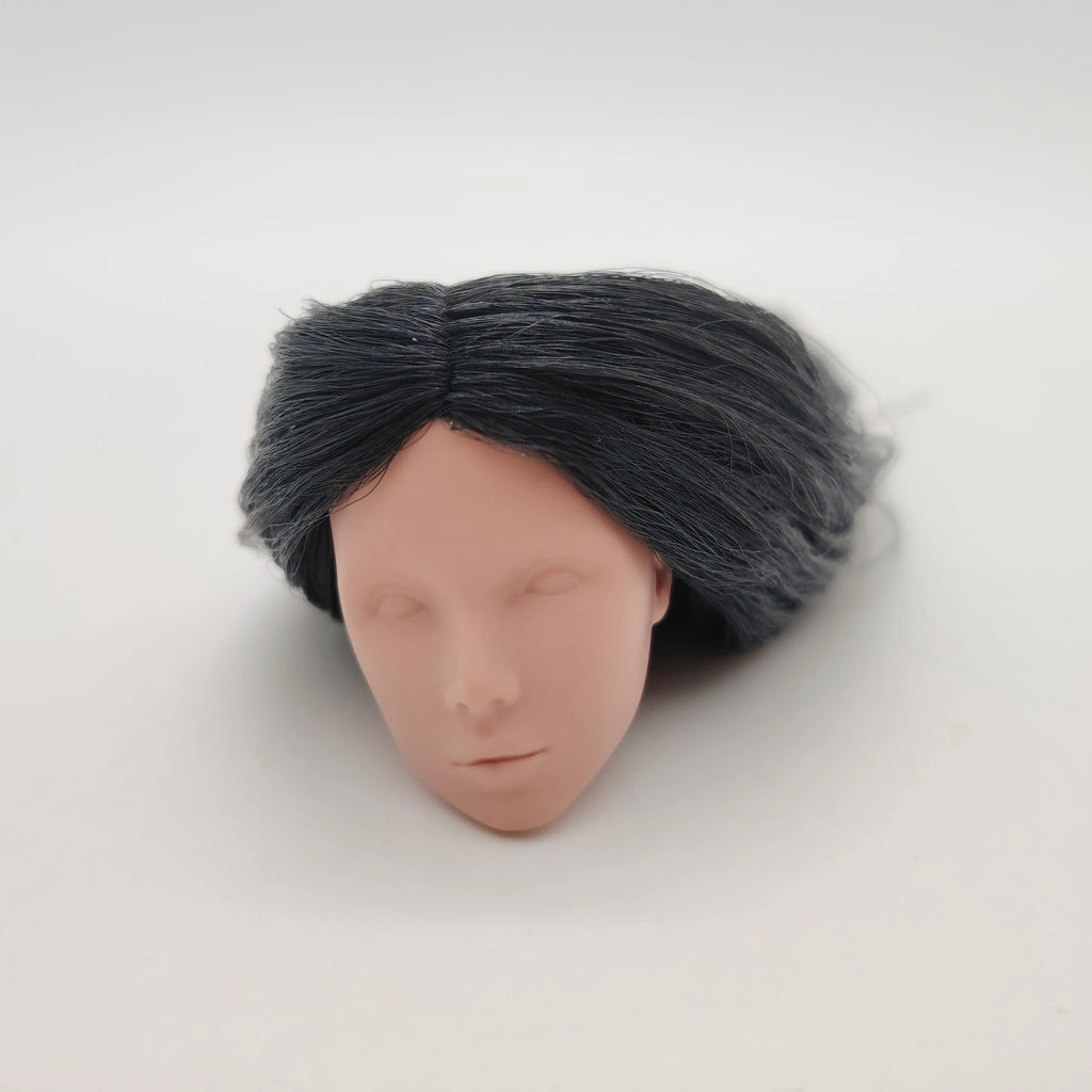 Fashion Royalty Nu.face Eden Lilith Blair Black Hair FR White Skin Integrity Doll Blank Face Head