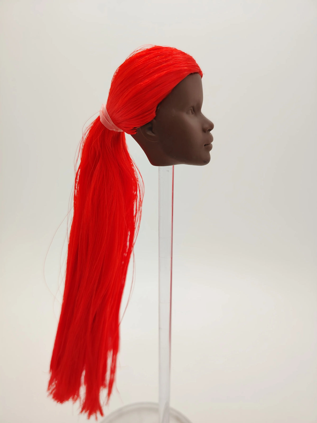 Fashion Royalty Nuface Nadja Rhymes Red Hair Dark A Skin 1/6 Scale Girl Doll Head