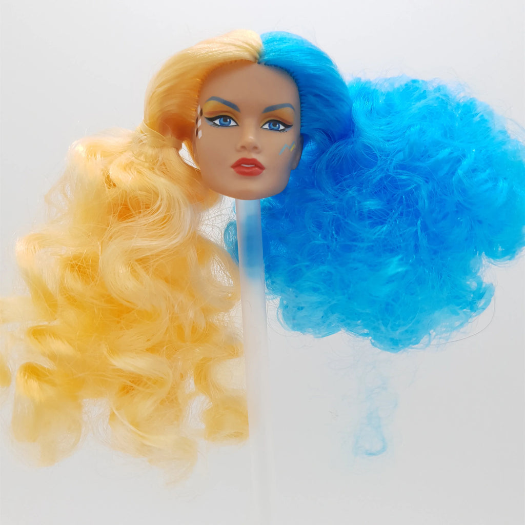 Fashion Royalty Jem And The Holograms Hair Rrooted 1/6 Scale Integrity Doll Head