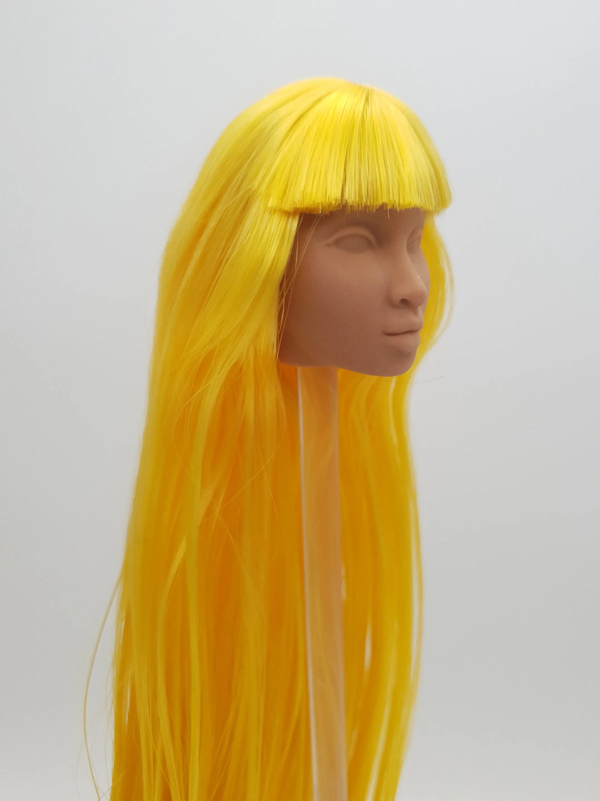 Fashion royalty Poppy Parker Friend Darla Daley Yellow Hair Rerooted 1/6 Scale Doll Head