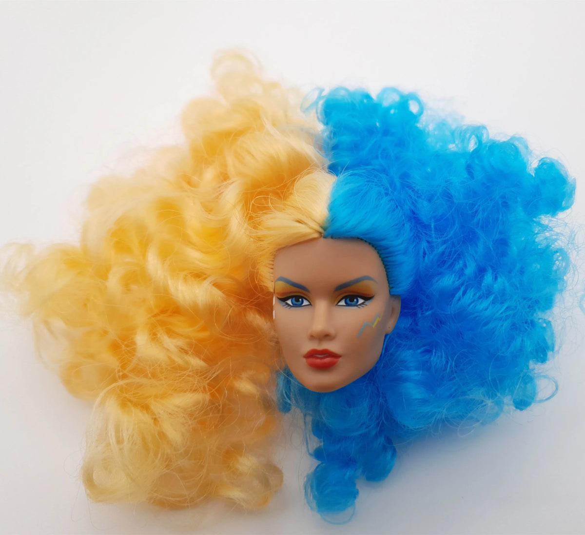 Fashion Royalty Jem And The Holograms Hair Rrooted 1/6 Scale Integrity Doll Head