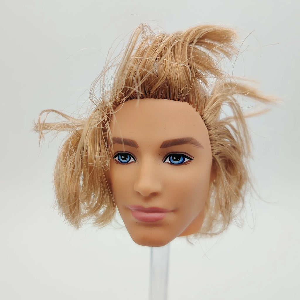 Fashion Toy Hair Rerooted Young Man Male 1/6 Scale Handsome Boy Doll Head 1#