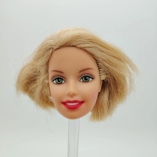 Fashion Blonde Hair Cute Young Girl 1/6 Scale Female Doll Head
