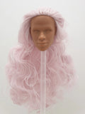 Fashion Royalty Light Honey Skin Pink Hair Tobias Alsford Integrity Homme 1/6 Scale Blank Face Male Doll Head
