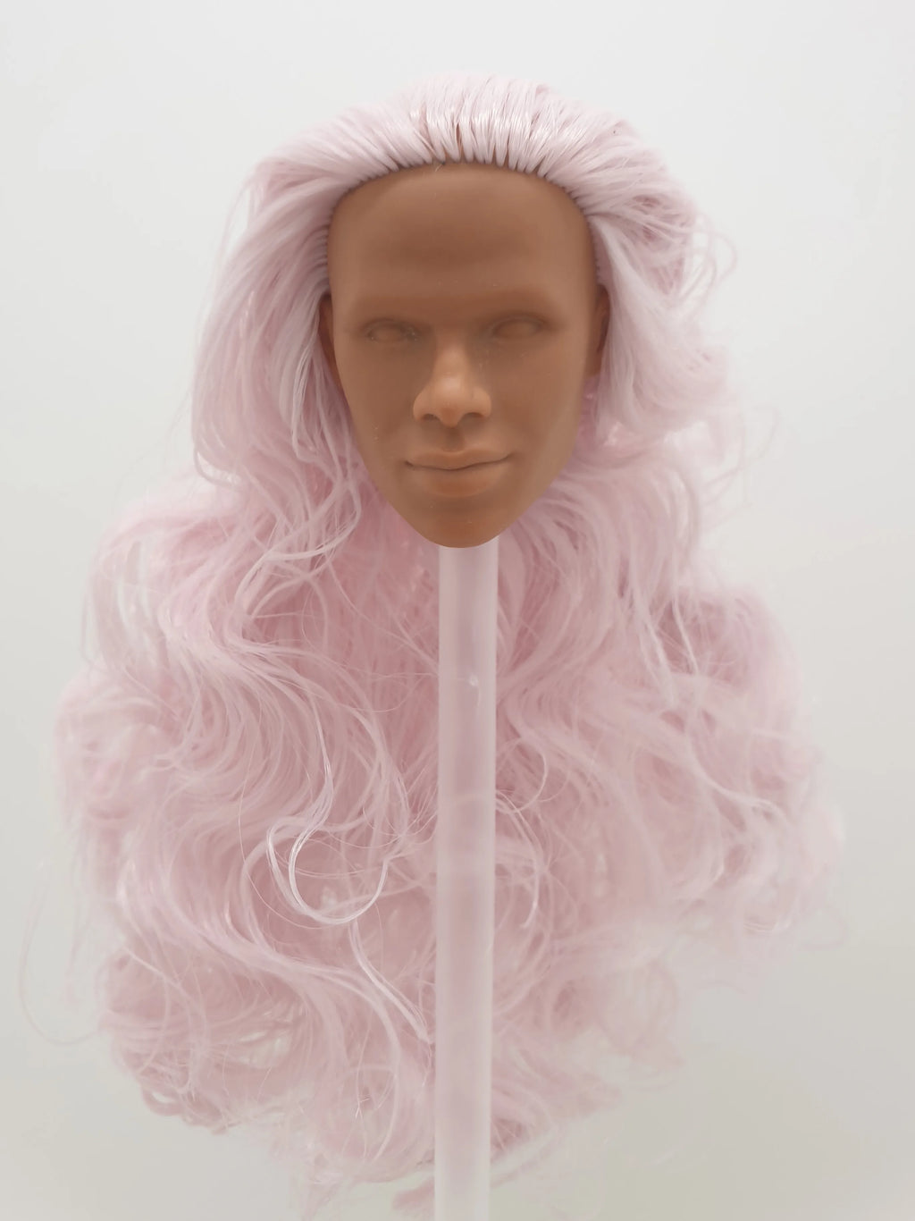 Fashion Royalty Light Honey Skin Pink Hair Tobias Alsford Integrity Homme 1/6 Scale Blank Face Male Doll Head