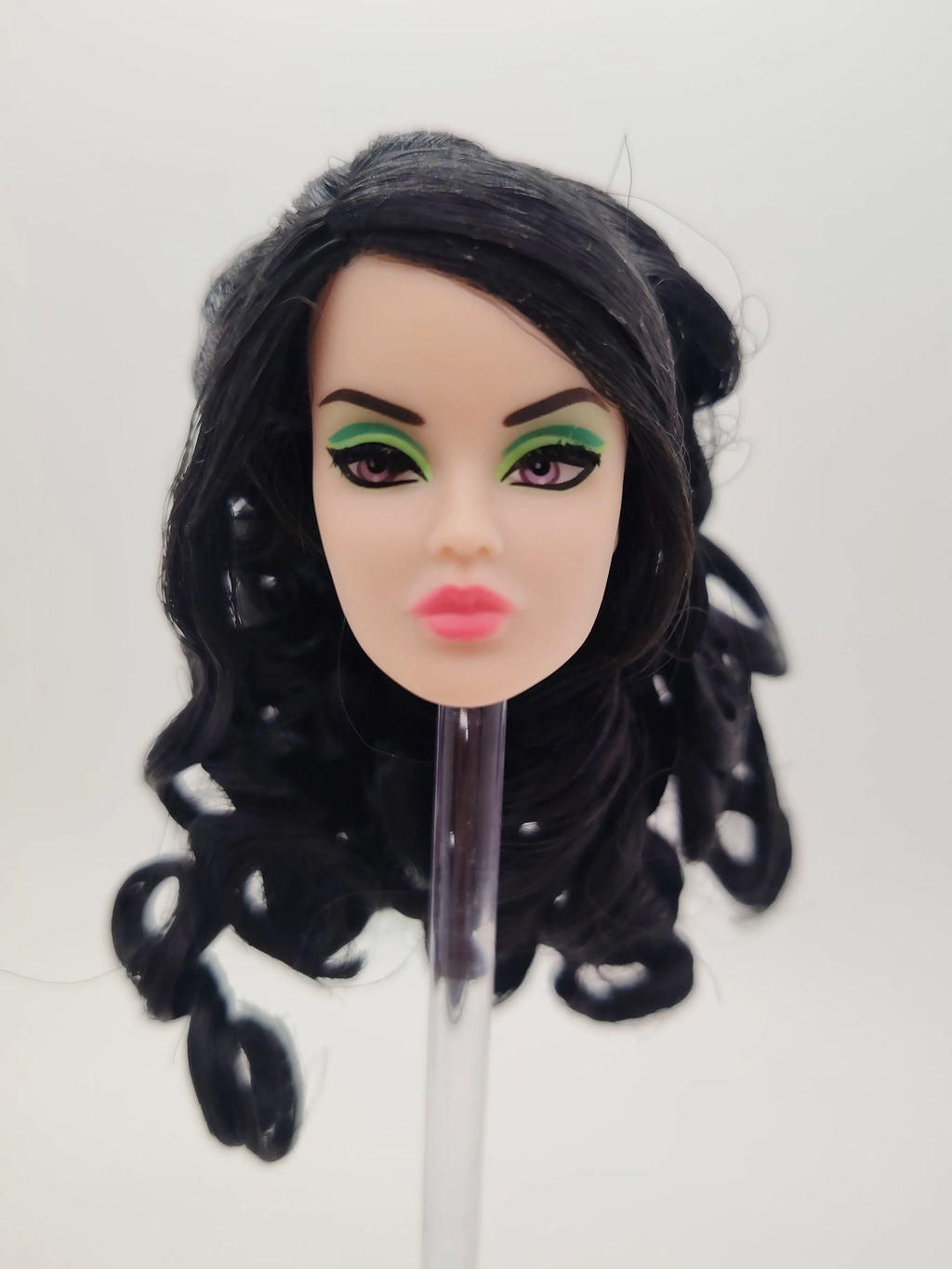 Fashion Royalty 1/6 Scale Black Hair Dynamite Girls London Calling Female Doll Head