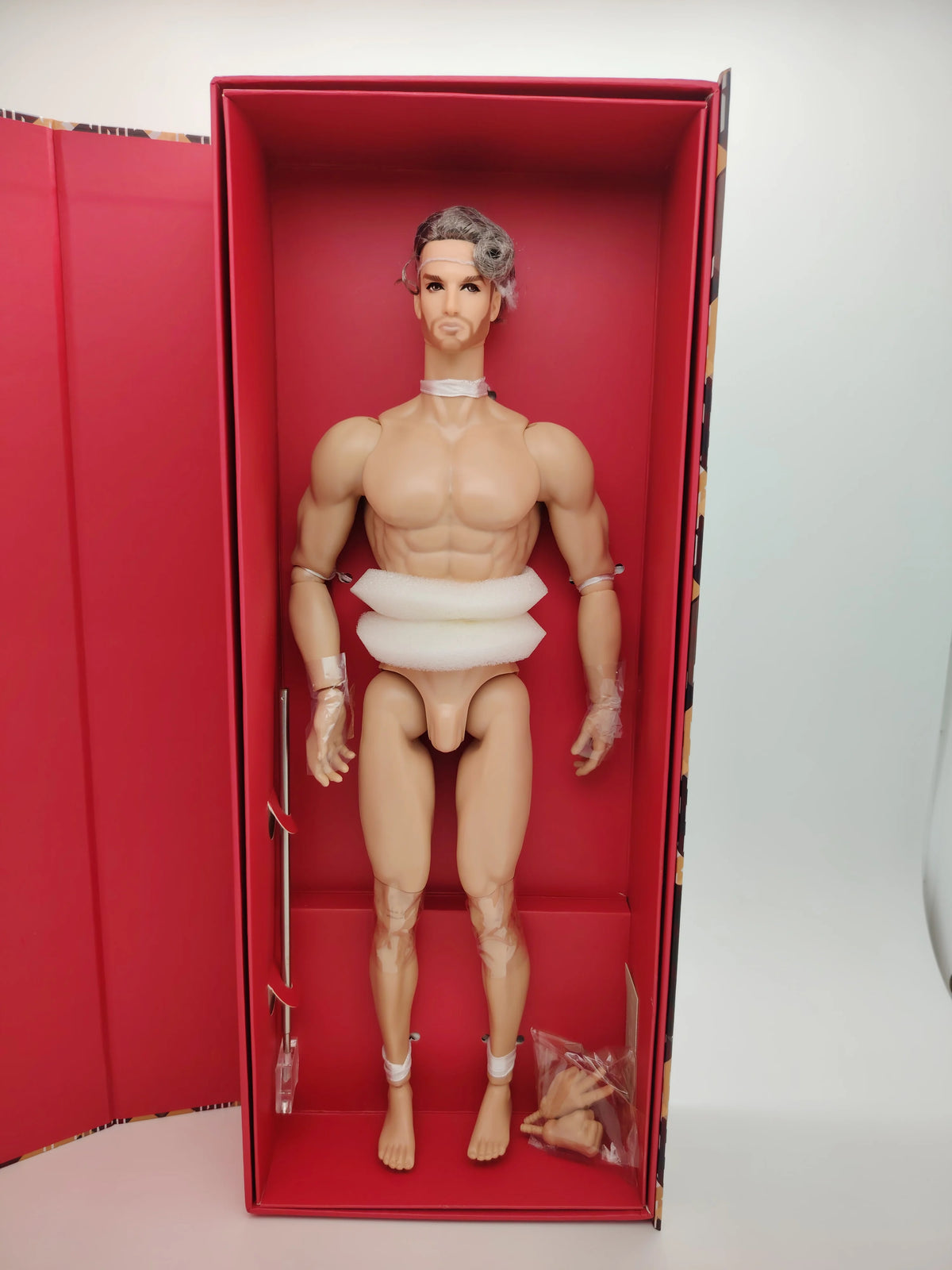 Fashion Muscle Male Body Head Californians Skin 1/6 Scale Mizi Adonis Nude Doll