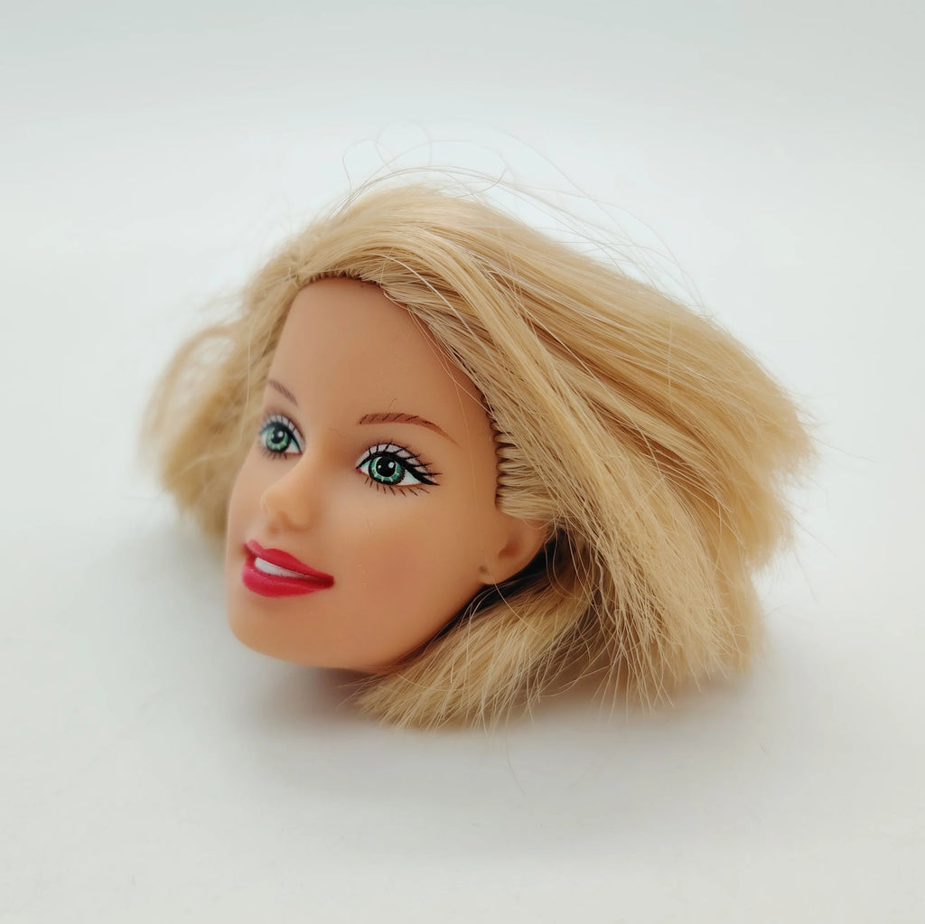 Fashion Blonde Hair Cute Young Girl 1/6 Scale Female Doll Head