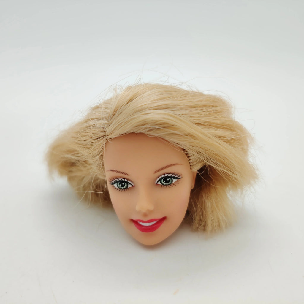 Fashion Blonde Hair Cute Young Girl 1/6 Scale Female Doll Head