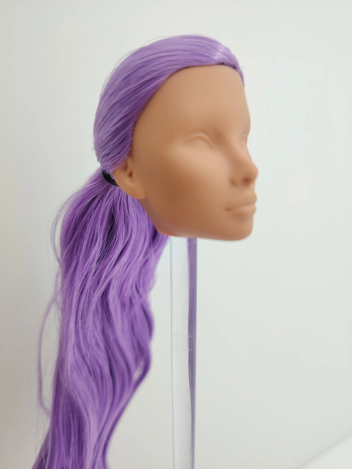 Fashion Royalty Purple Hair Natalia Fatale Integrity Blank Face Female Doll Head
