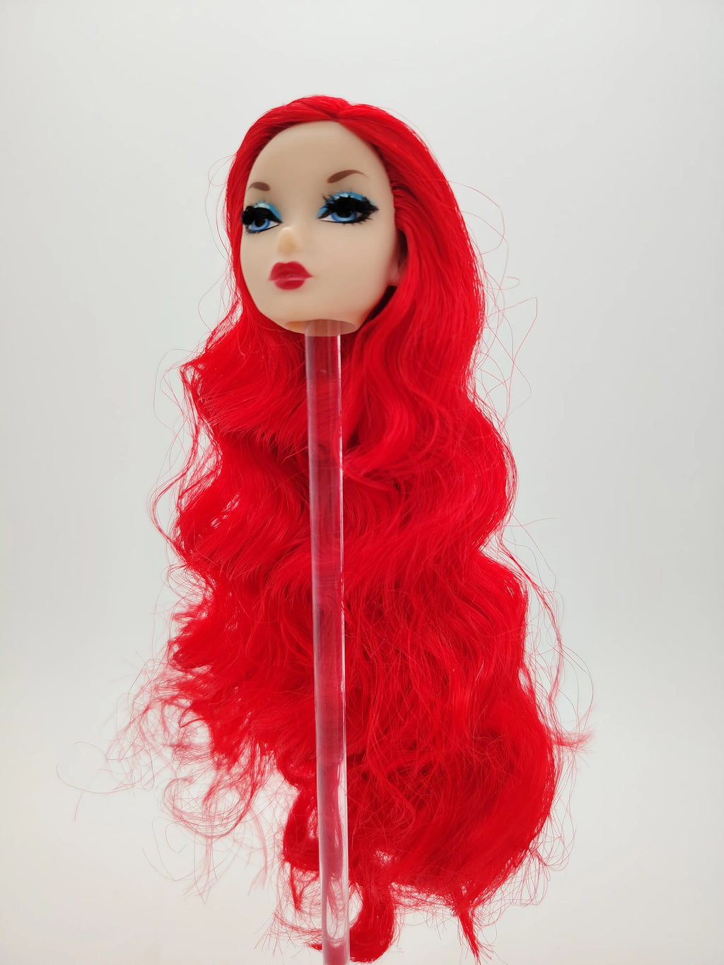 Fashion Royalty OOAK Pink Hair Nippon Misaki 1/6 Scale  Integrity Female Doll Head