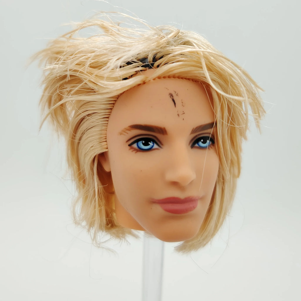Fashion Toy Hair Rerooted Young Man Male 1/6 Scale Handsome Boy Doll Head 4#