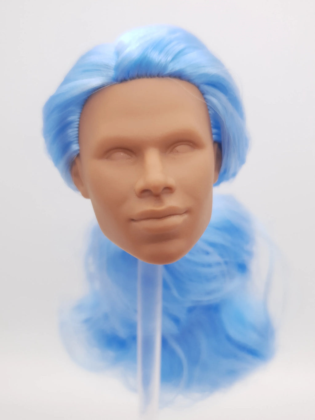 Fashion Royalty Light Honey Skin Blue Hair Rerooted Tobias Alsford Integrity Homme 1/6 Scale Male Doll Head