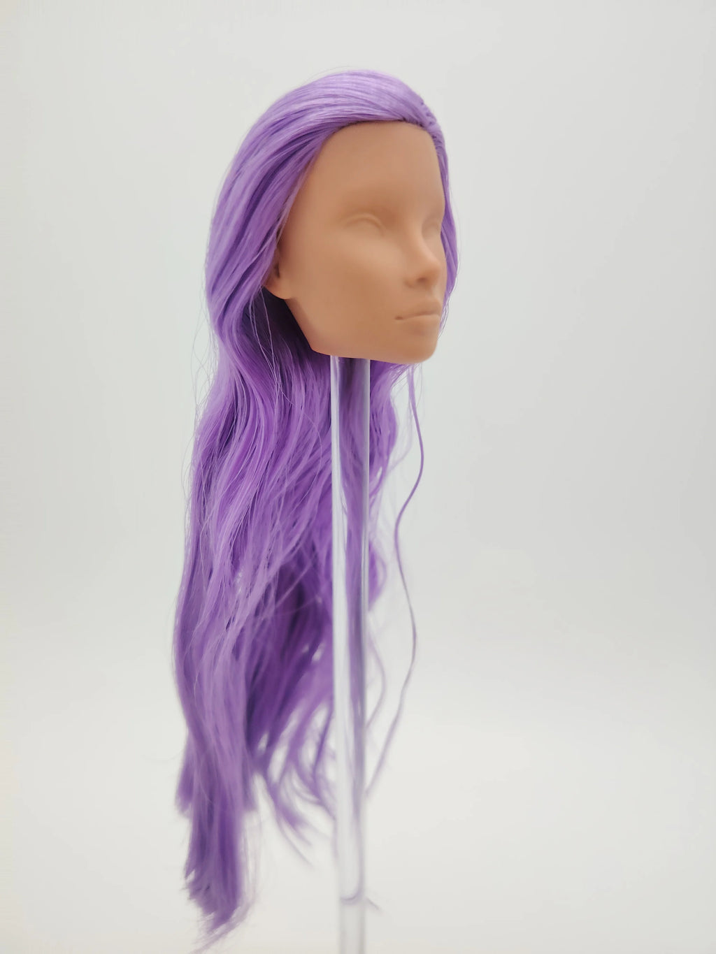 Fashion Royalty Purple Hair Natalia Fatale Integrity Blank Face Female Doll Head