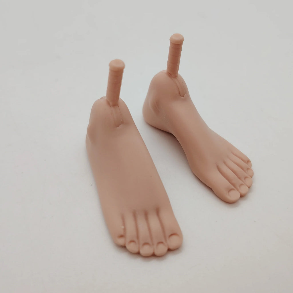 Fashion 1/6 Scale Light Color Skin Action Figure Man Doll Feet Replacement
