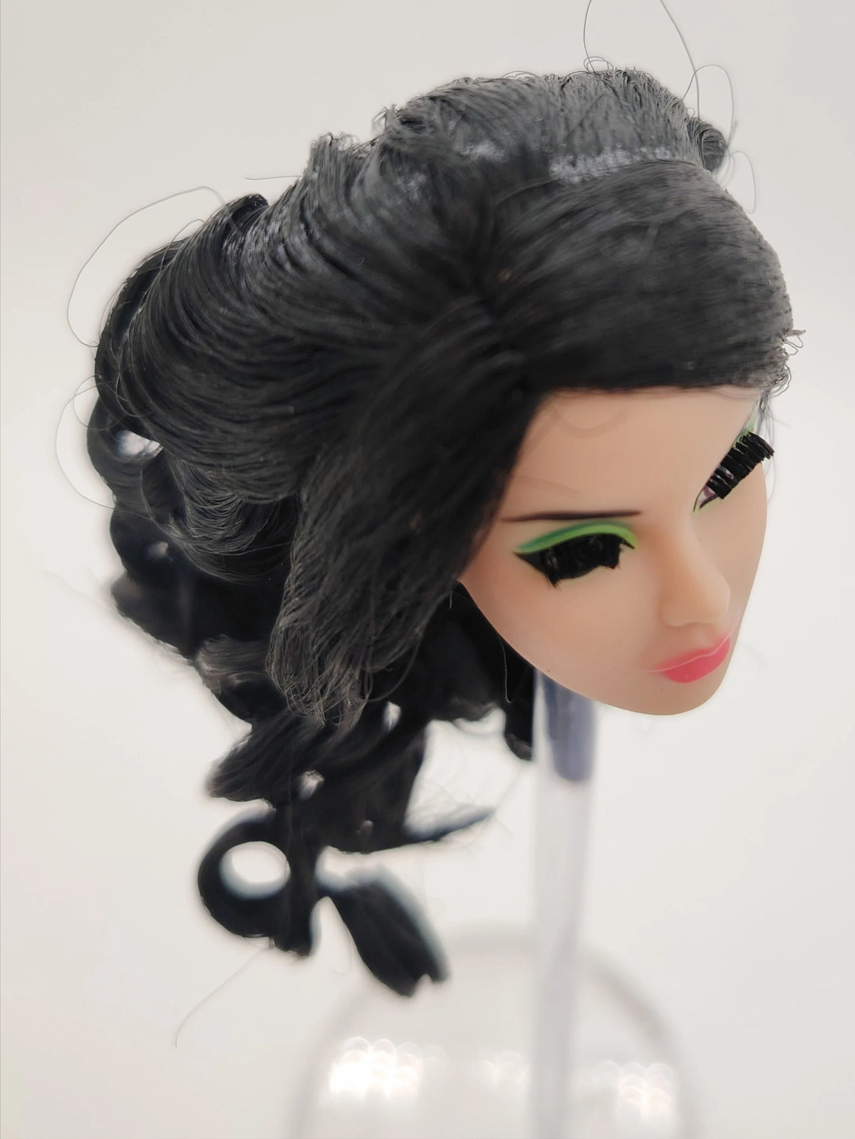 Fashion Royalty 1/6 Scale Black Hair Dynamite Girls London Calling Female Doll Head