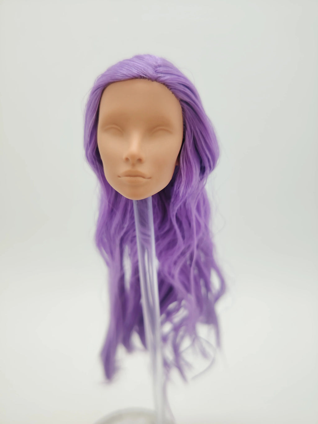 Fashion Royalty Purple Hair Natalia Fatale Integrity Blank Face Female Doll Head