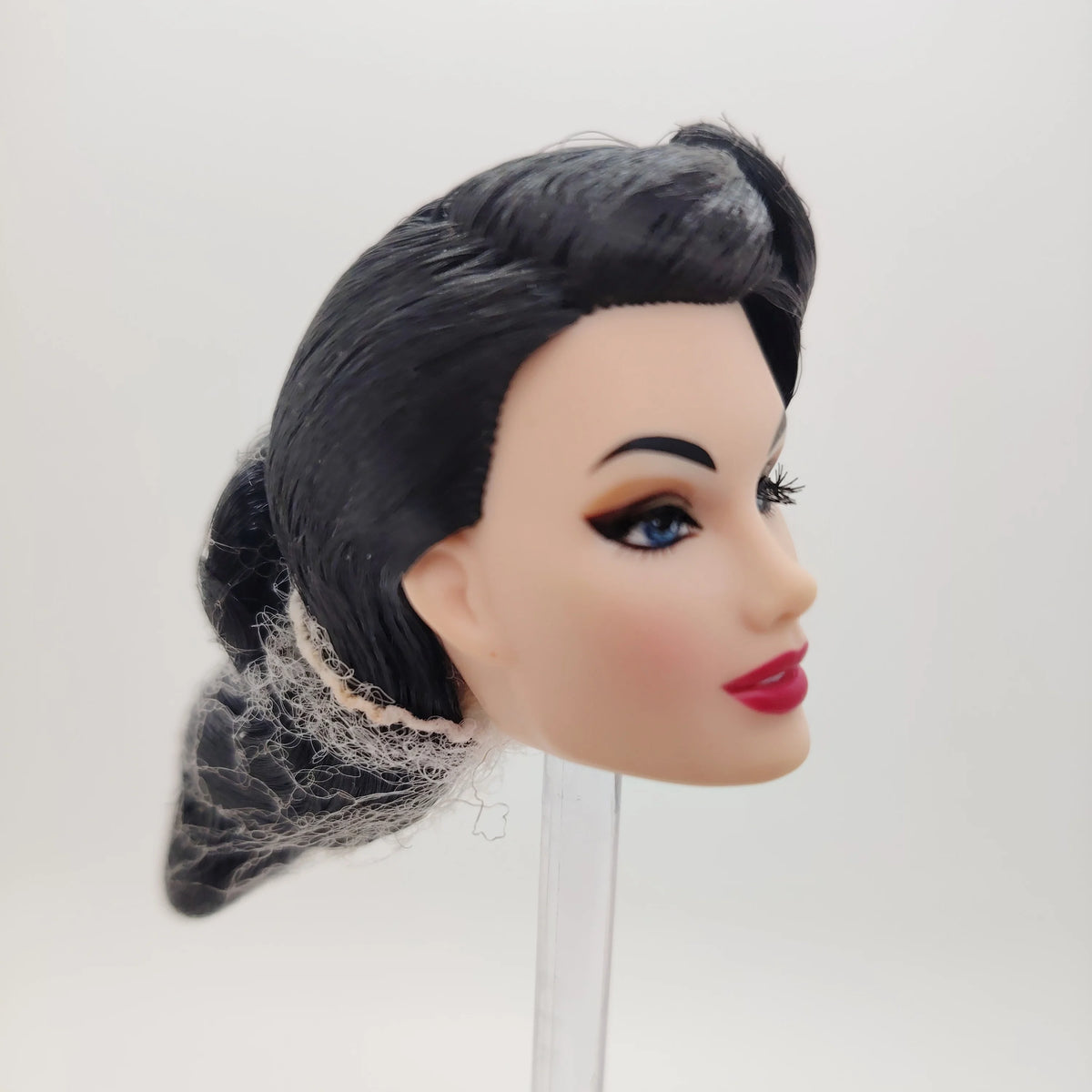 Fashion Royalty Gloria Grandbuilt Katy Keene Black Hair Integrity Female Doll Head