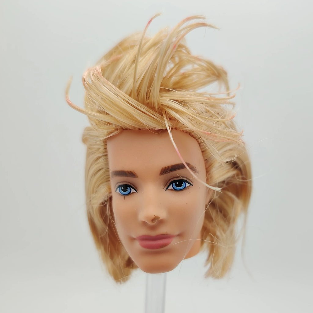 Fashion Toy Hair Rerooted Young Man Male 1/6 Scale Handsome Boy Doll Head 3#