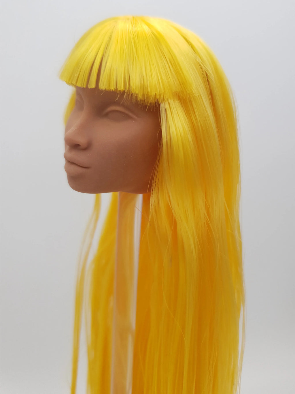 Fashion royalty Poppy Parker Friend Darla Daley Yellow Hair Rerooted 1/6 Scale Doll Head
