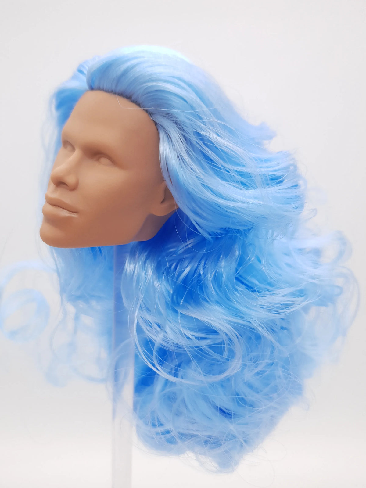 Fashion Royalty Light Honey Skin Blue Hair Rerooted Tobias Alsford Integrity Homme 1/6 Scale Male Doll Head