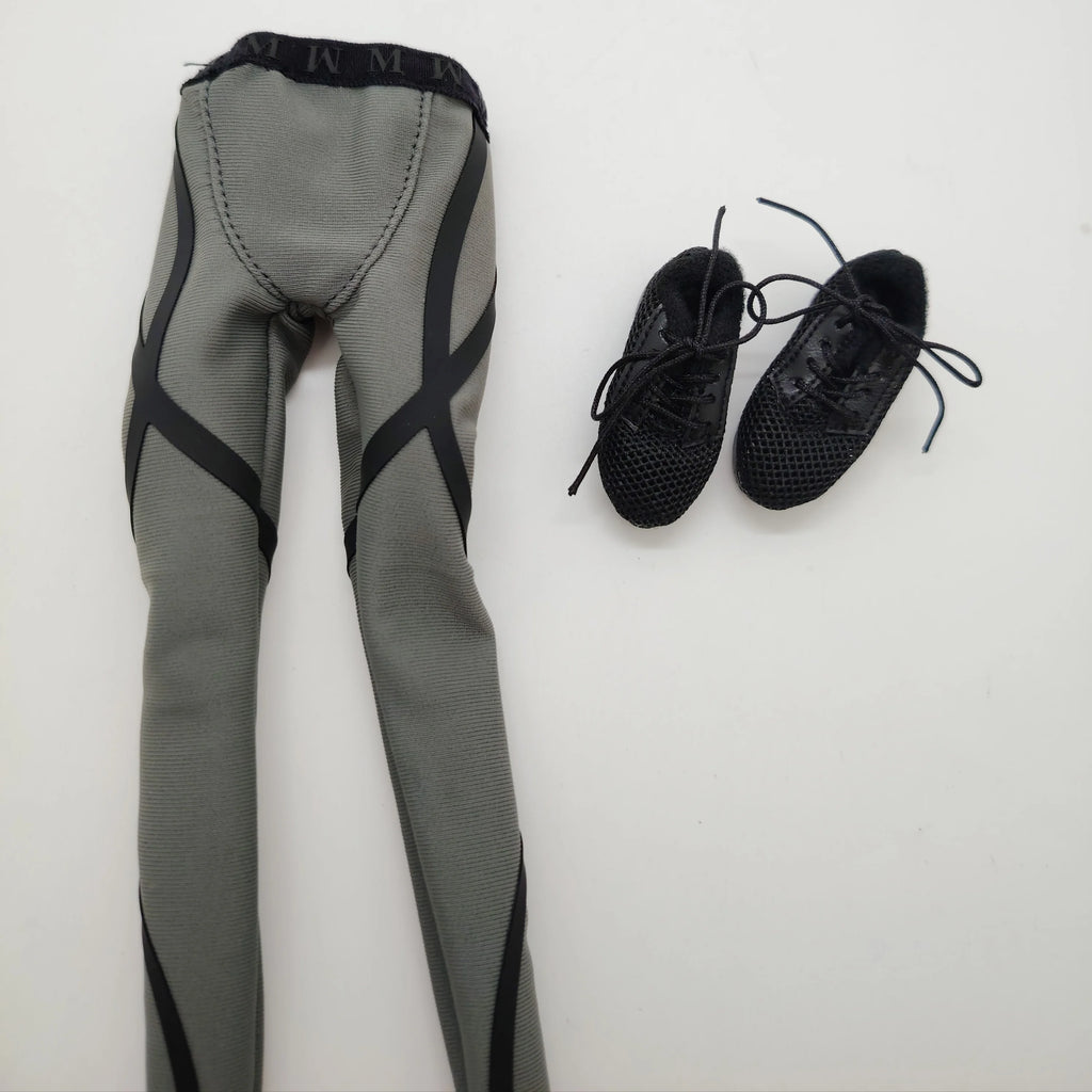 Fashion Royalty The Monarchs Power Workout Tenzin Dahkling 1/6 Scale Trousers Shoes Outfit